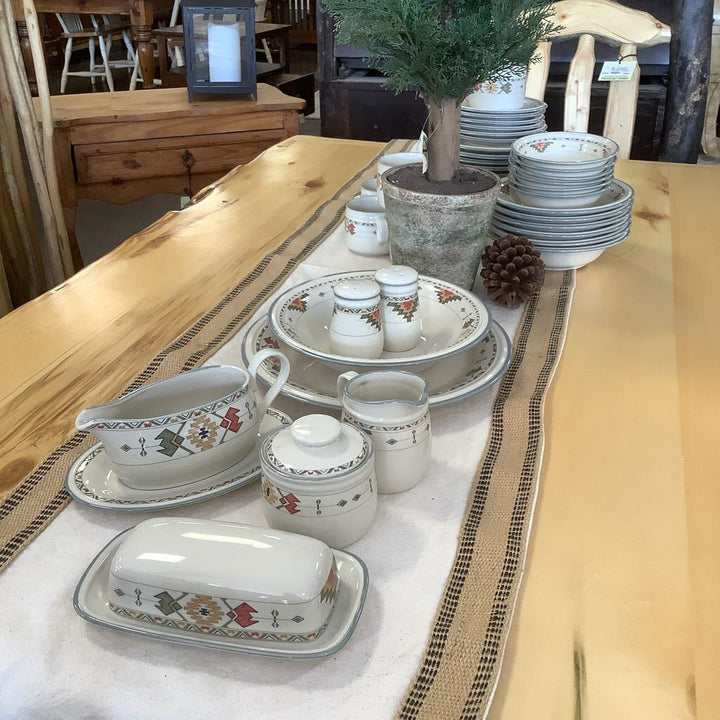 "Timberline" 6Pc. Place Setting Service for 6 Dinnerware Set + Extras!