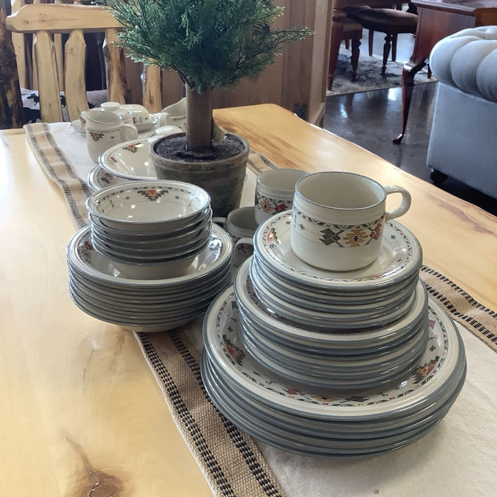"Timberline" 6Pc. Place Setting Service for 6 Dinnerware Set + Extras!