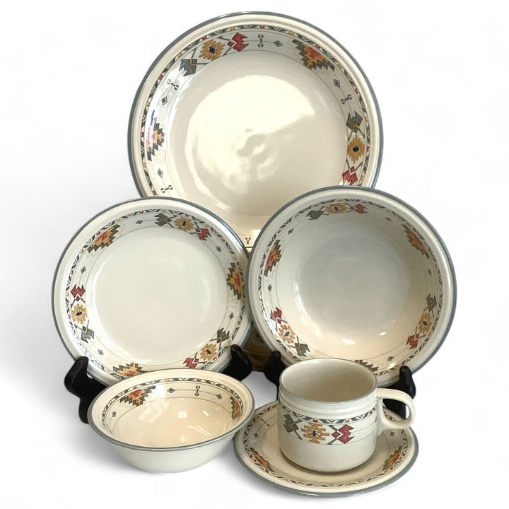 "Timberline" 6Pc. Place Setting Service for 6 Dinnerware Set + Extras!