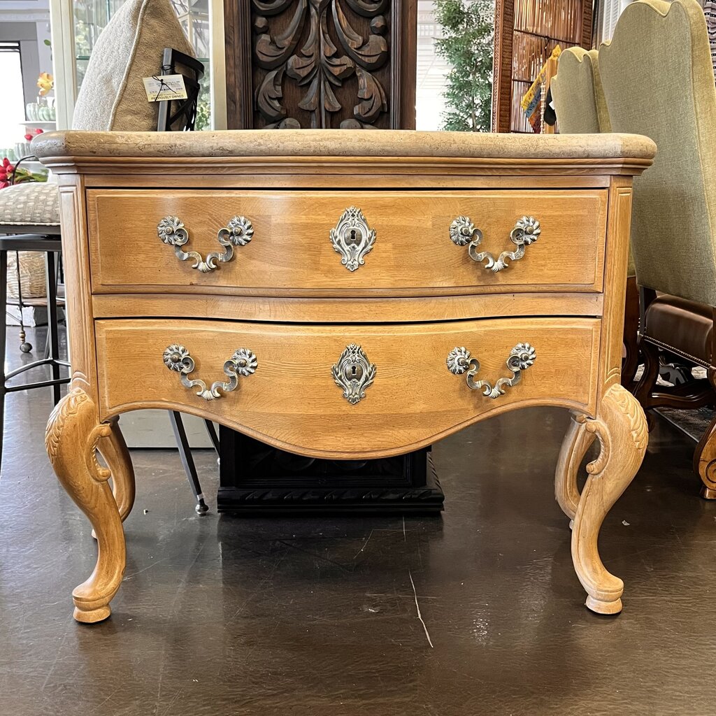Orig Price $1200 - Stone Top Nightstand
