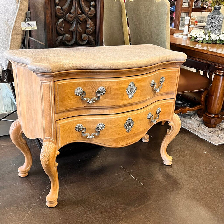 Orig Price $1200 - Stone Top Nightstand