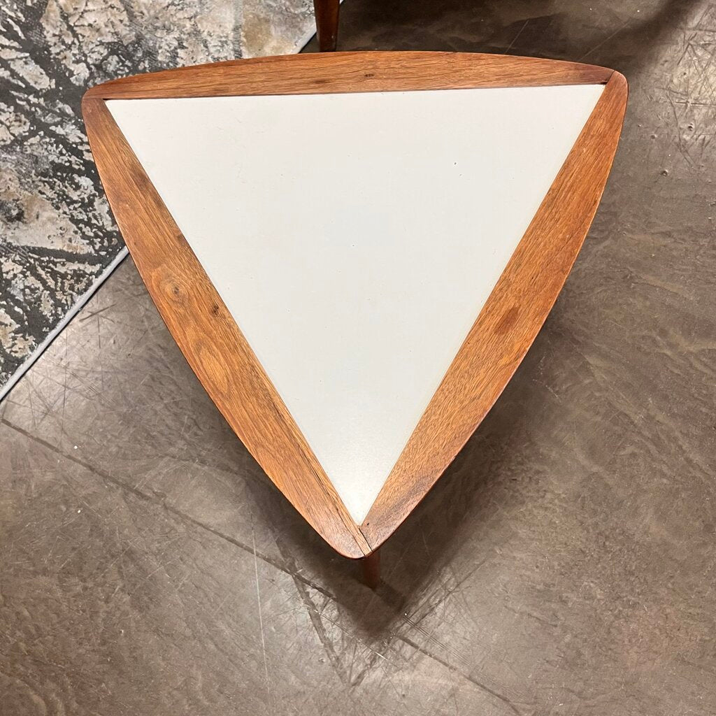 MCM Triangular Side Table