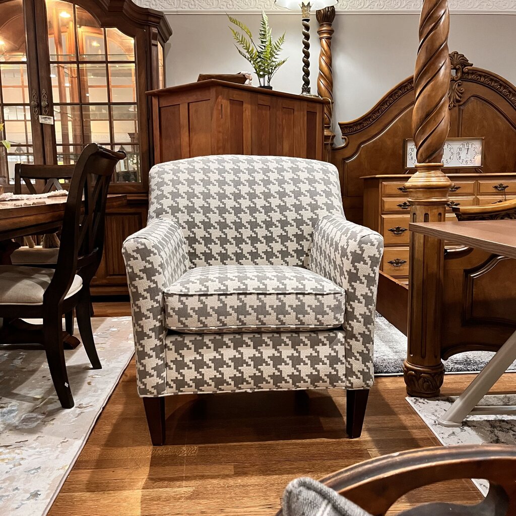 Orig Price $450 - Houndstooth Accent Chair
