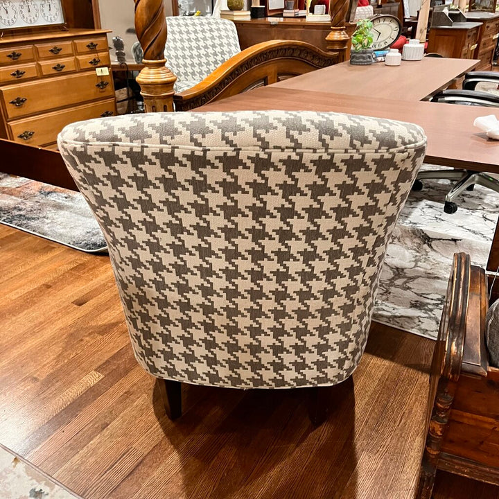 Orig Price $450 - Houndstooth Accent Chair