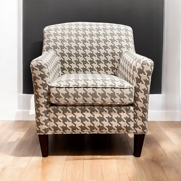 Orig Price $450 - Houndstooth Accent Chair