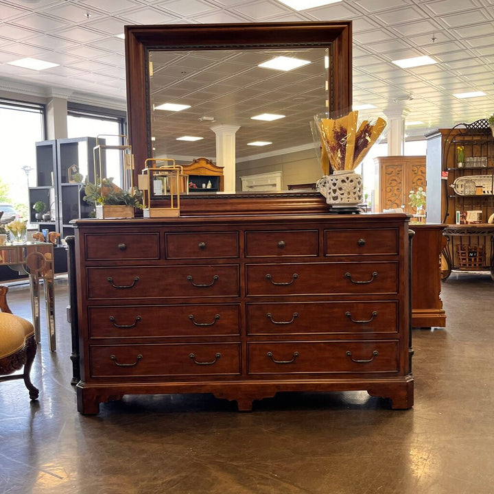 Orig Price $2790 - Dresser w/ 10 Drawers & Mirror