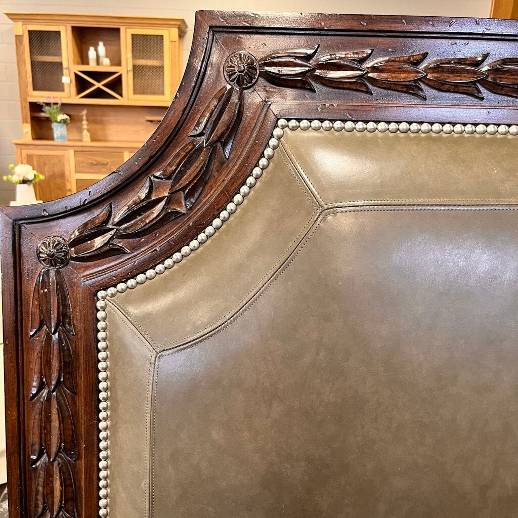 Orig Price $1800 - Leather King Headboard