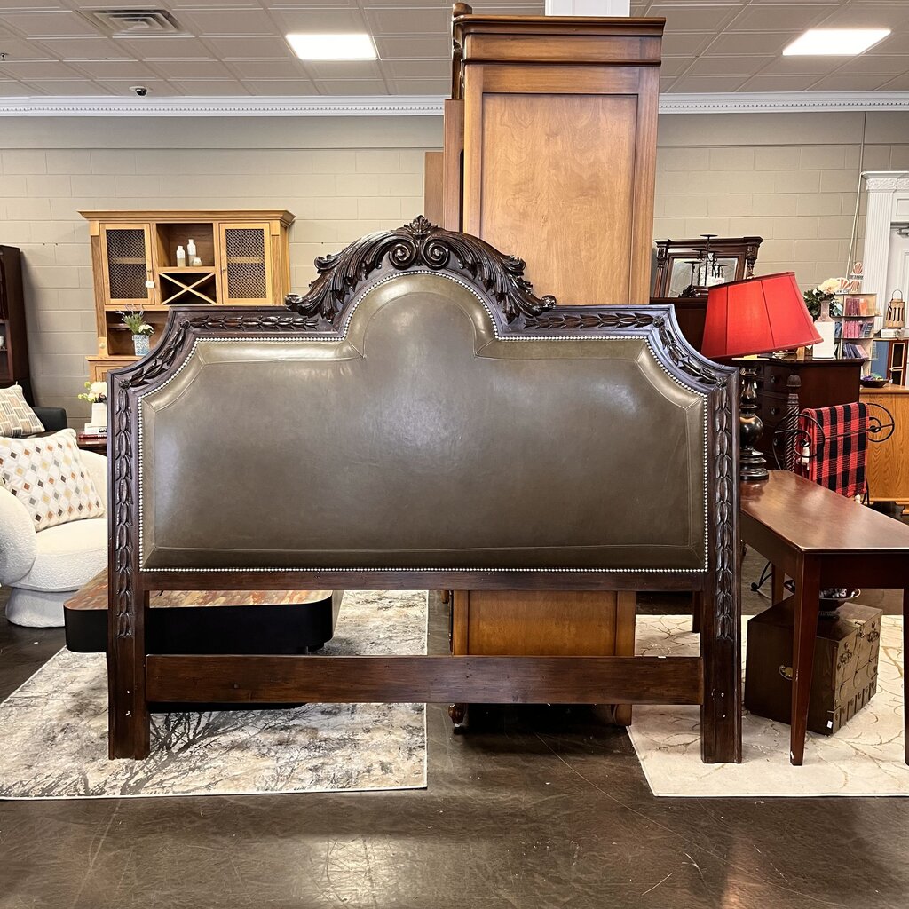 Orig Price $1800 - Leather King Headboard