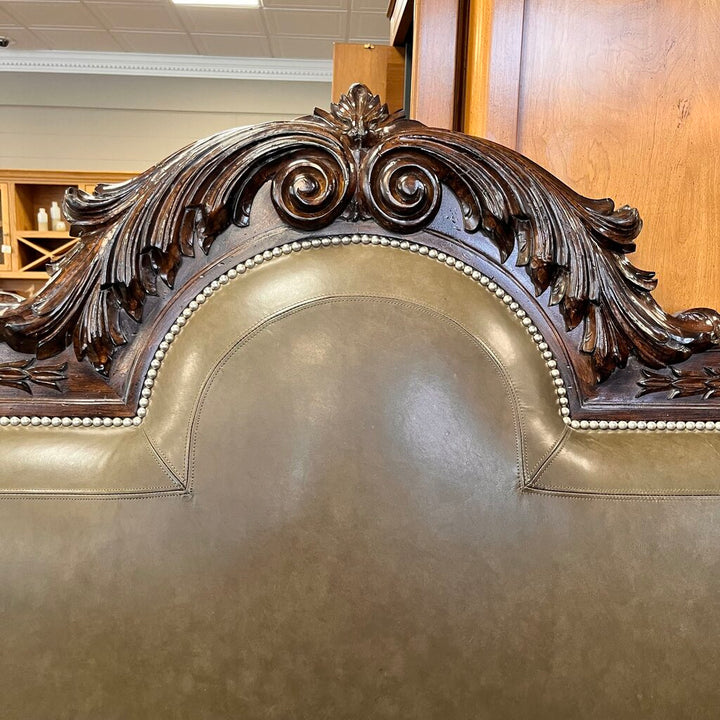 Orig Price $1800 - Leather King Headboard