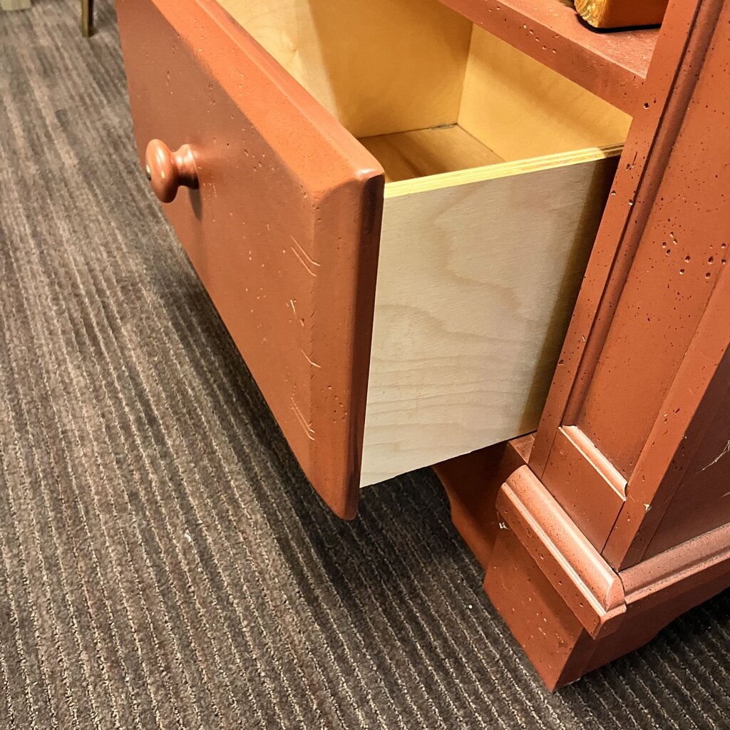Double Bookcase w/ Storage