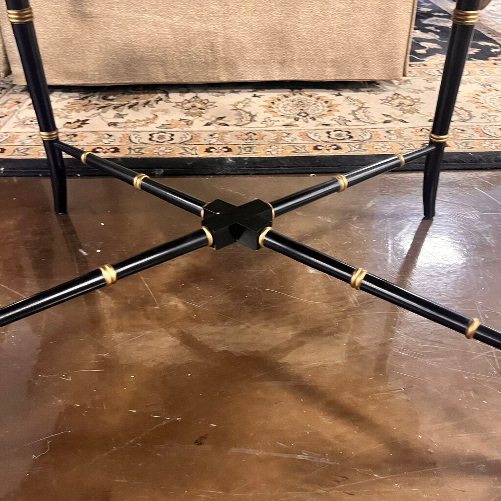 Faux Bamboo Cocktail Table