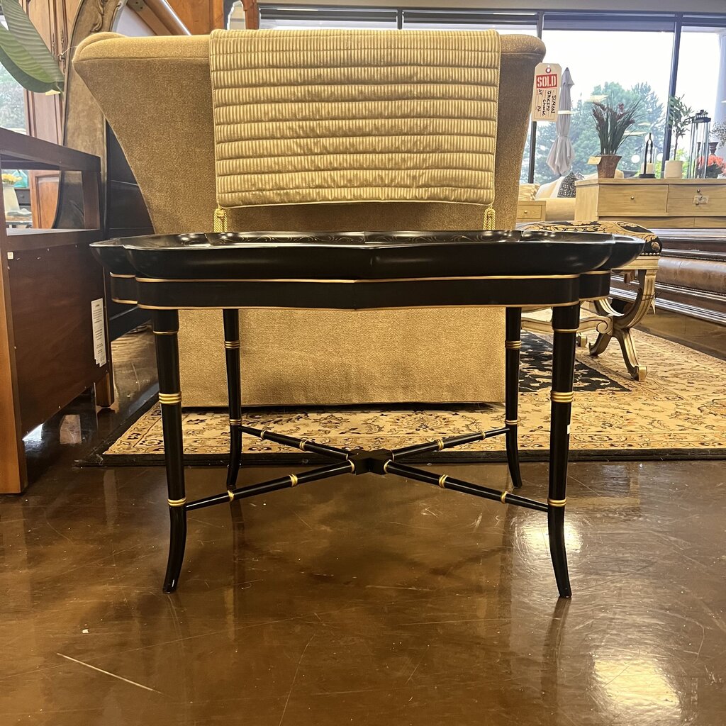 Faux Bamboo Cocktail Table