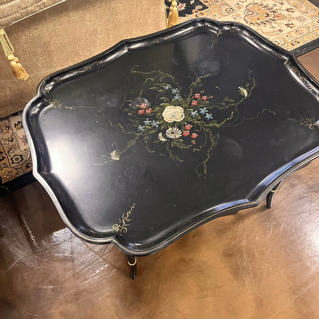 Faux Bamboo Cocktail Table