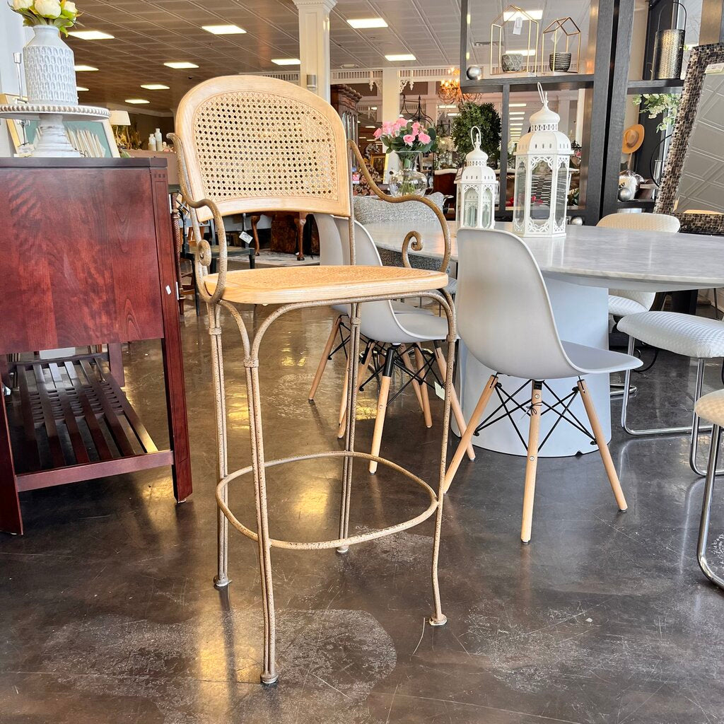 Cane Bar Stool