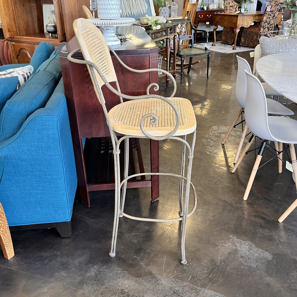 Cane Bar Stool