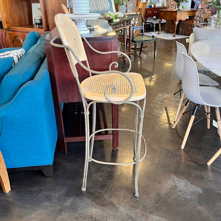 Cane Bar Stool