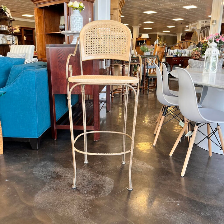 Cane Bar Stool