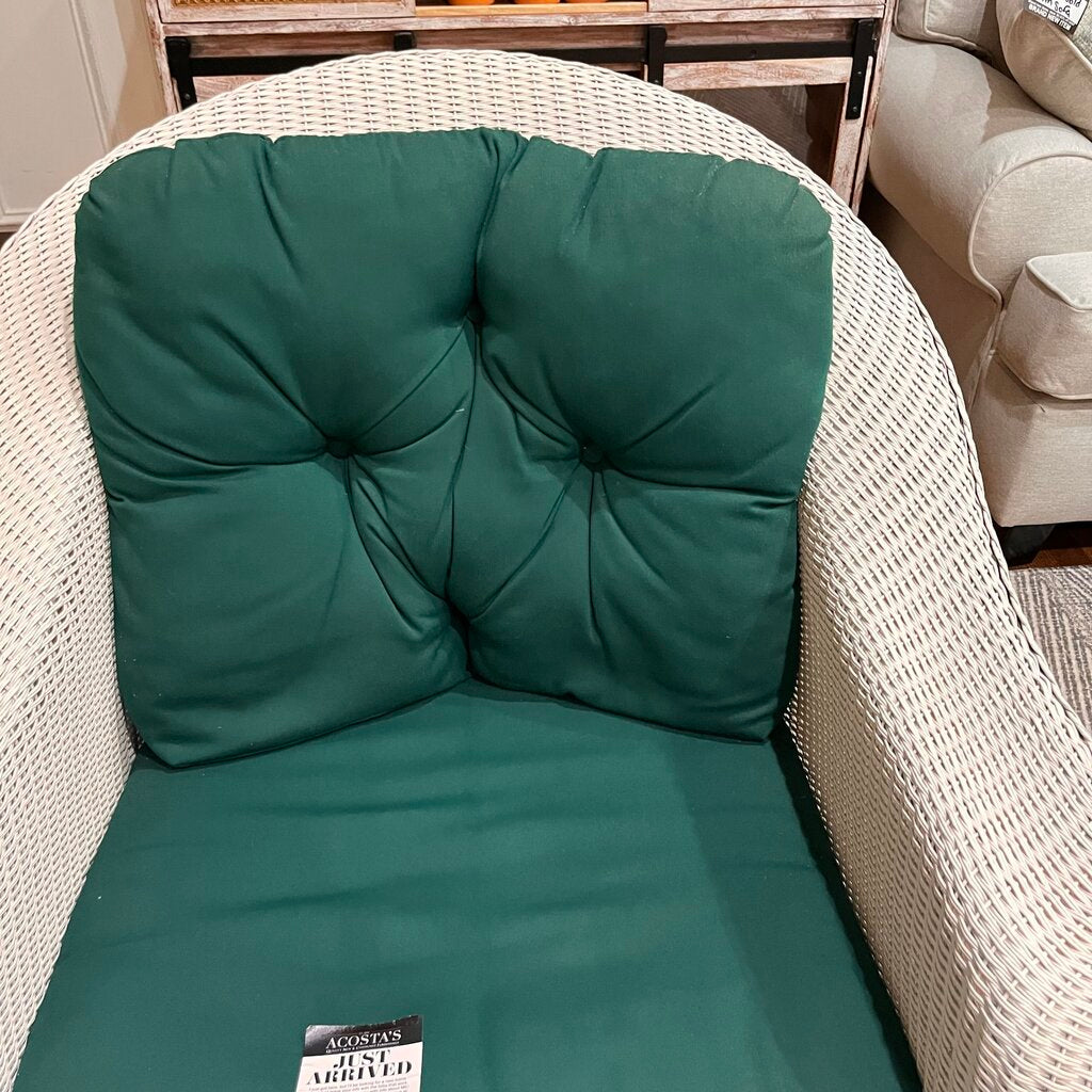Orig price $1598 - Wicker Chair w/ Cushions
