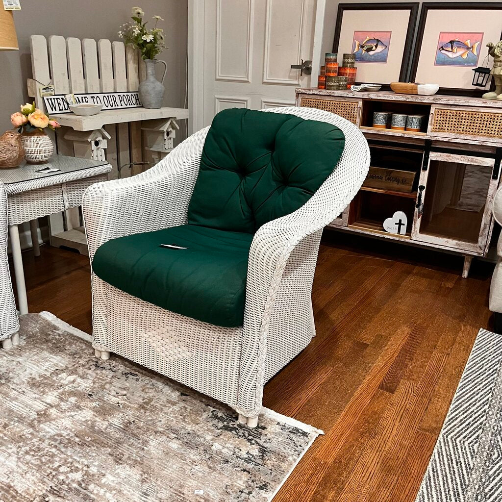 Orig price $1598 - Wicker Chair w/ Cushions