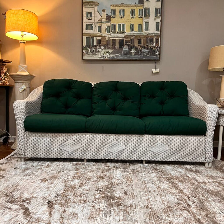Orig Price $2999 - Wicker Sofa W/ Cushions