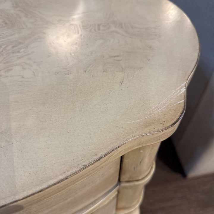 Jarvis Oval 2-Drawer Side Table