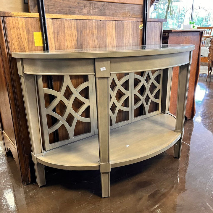 Orig Price $650 - Demilune Sofa Table