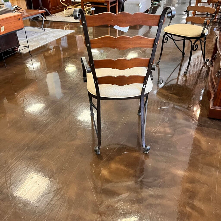 Wood & Iron Dining Chair