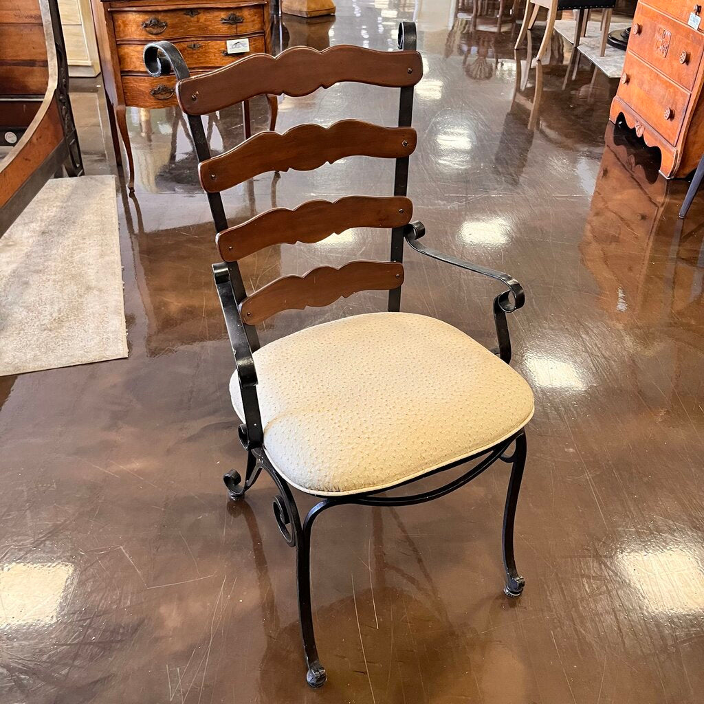 Wood & Iron Dining Chair