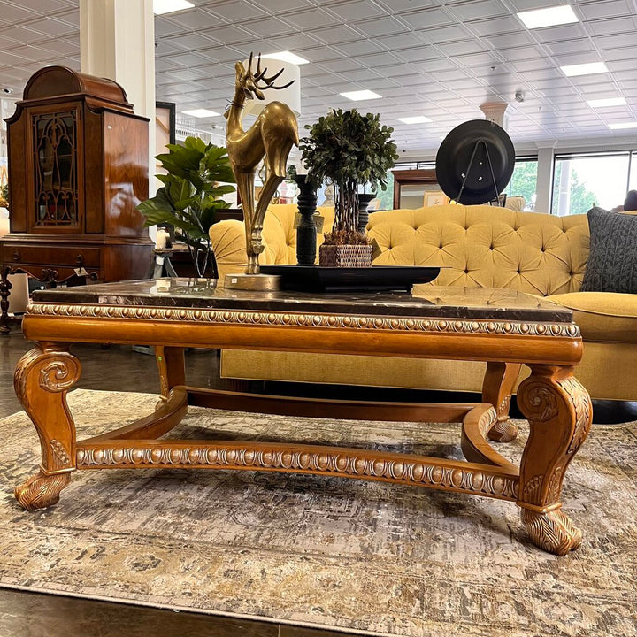 Cocktail Table w/ Marble Top