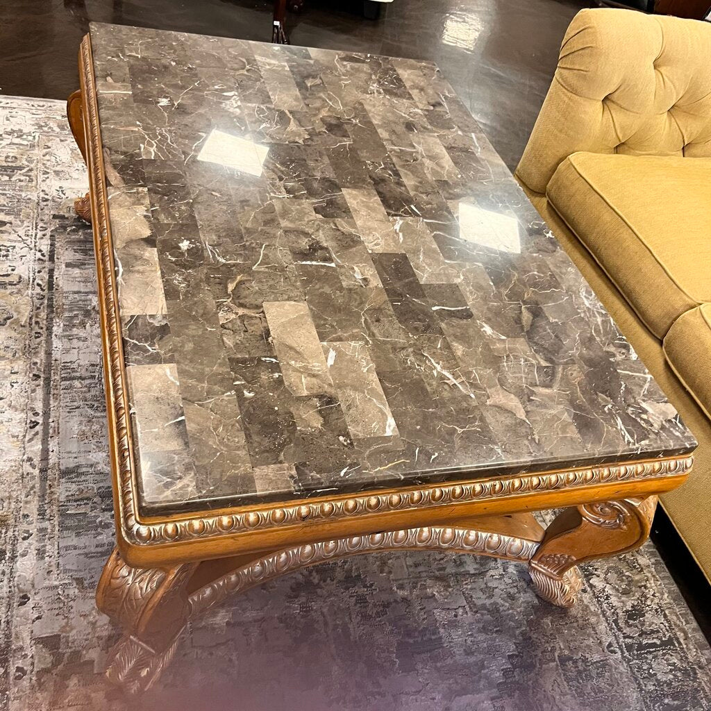 Cocktail Table w/ Marble Top