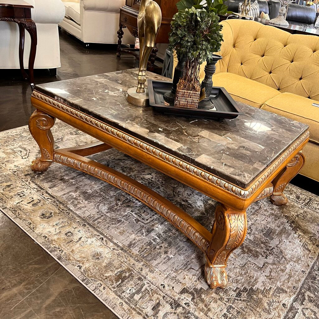 Cocktail Table w/ Marble Top
