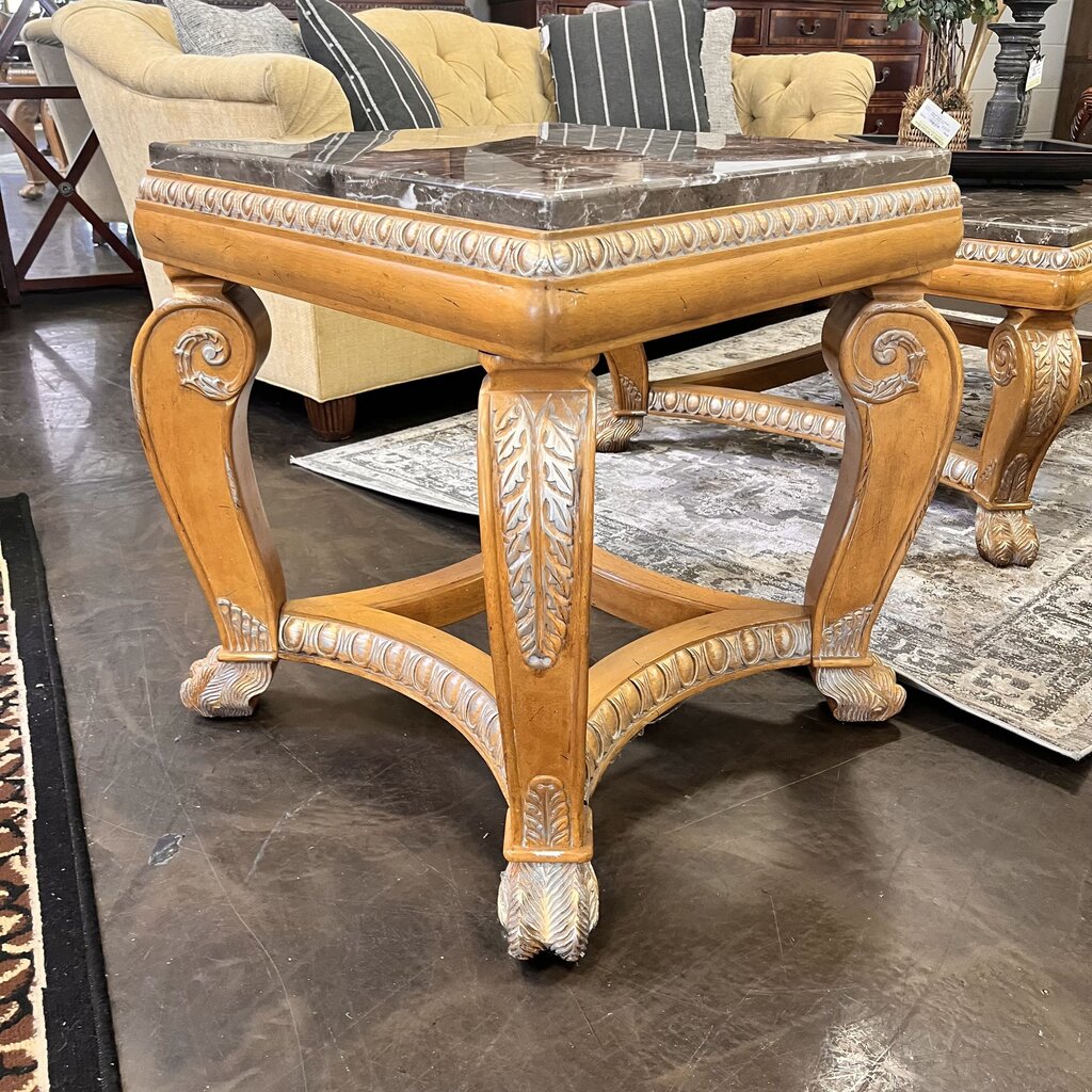 End table w/ Marble Top