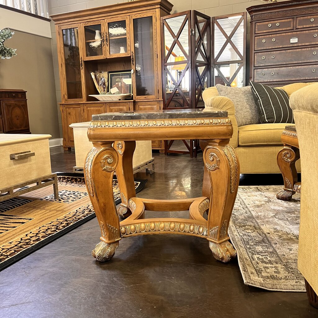 End table w/ Marble Top