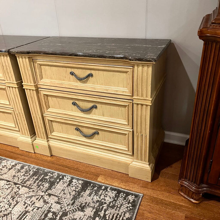 Nightstand w/ Marble Top