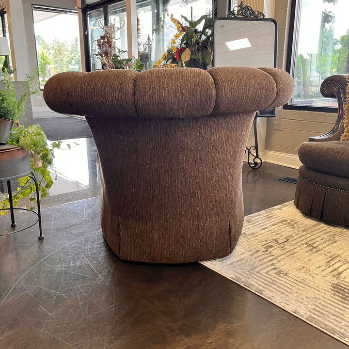 Orig Price $7000 - Swivel Chair w/ Accent Pillow