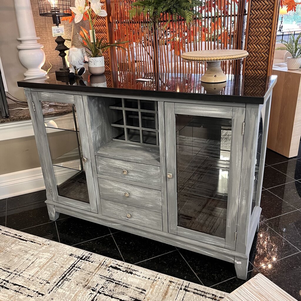 Orig Price $1500 - Breakfront w/ Stone Top