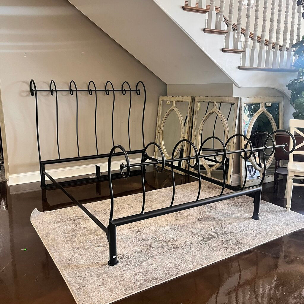 Orig Price $2750 - Iron Queen Bed
