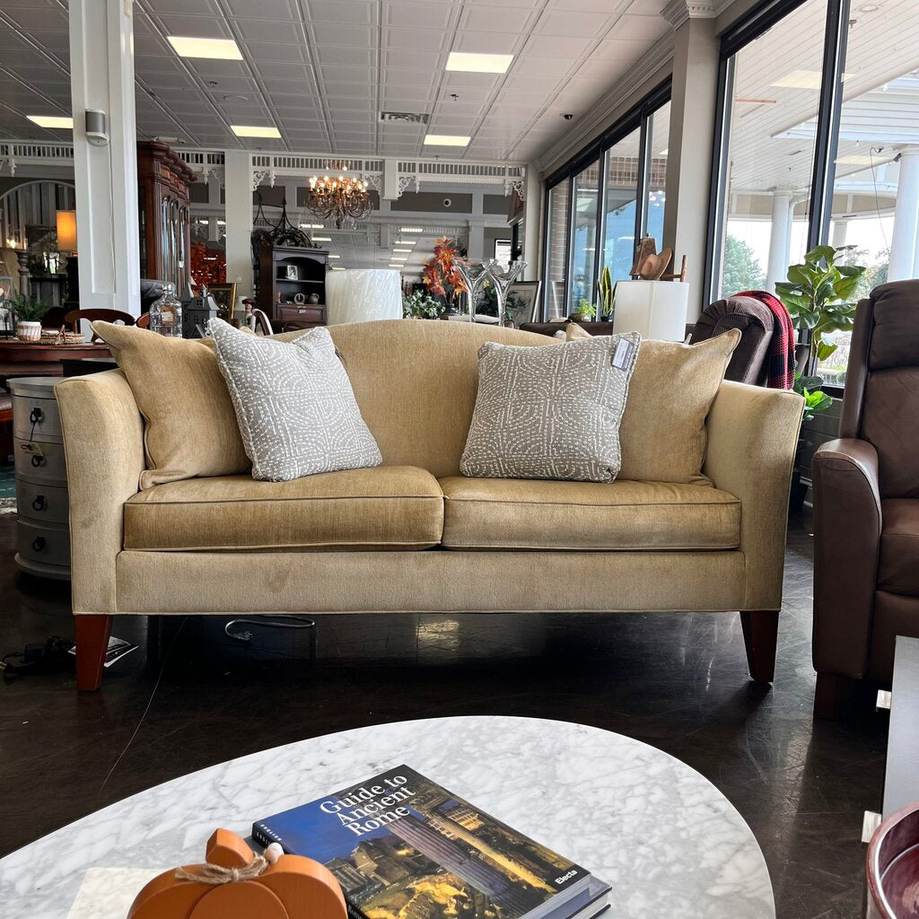 Orig Price $2449 - Camelback Sofa w/ 2 Accent Pillows
