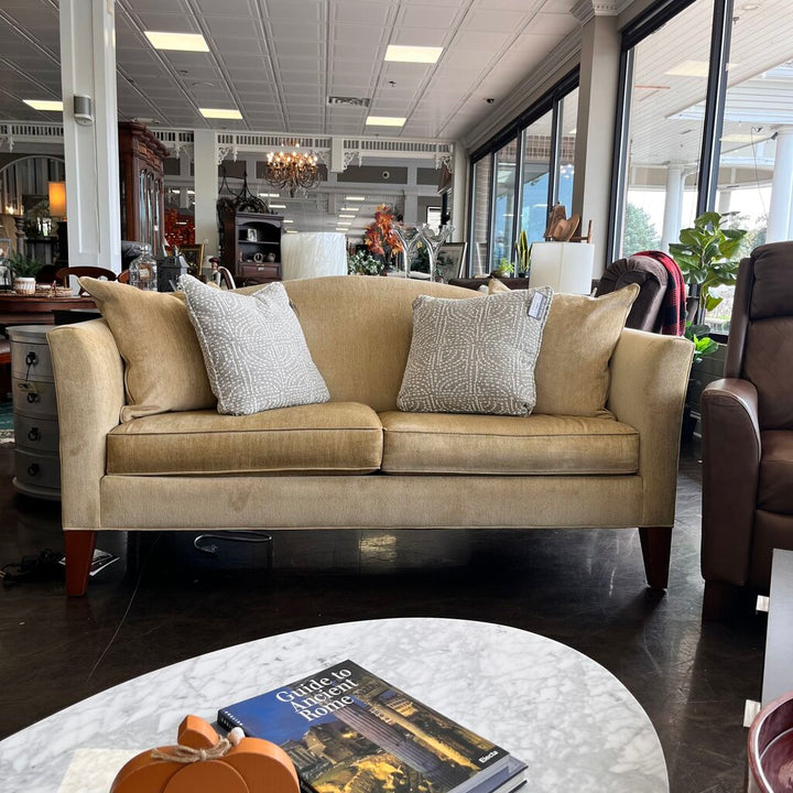 Orig Price $2449 - Camelback Sofa w/ 2 Accent Pillows