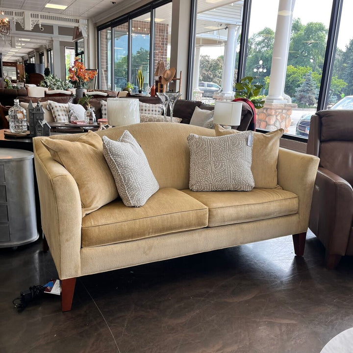 Orig Price $2449 - Camelback Sofa w/ 2 Accent Pillows