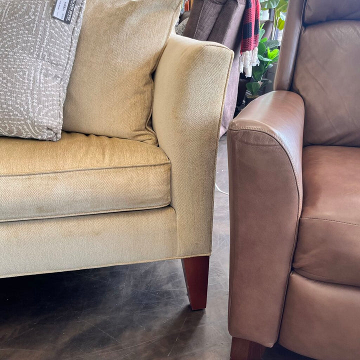 Orig Price $2449 - Camelback Sofa w/ 2 Accent Pillows