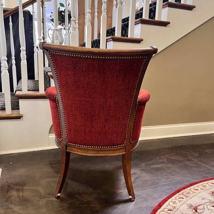 Regency Style Accent Chair w/ Wood Frame