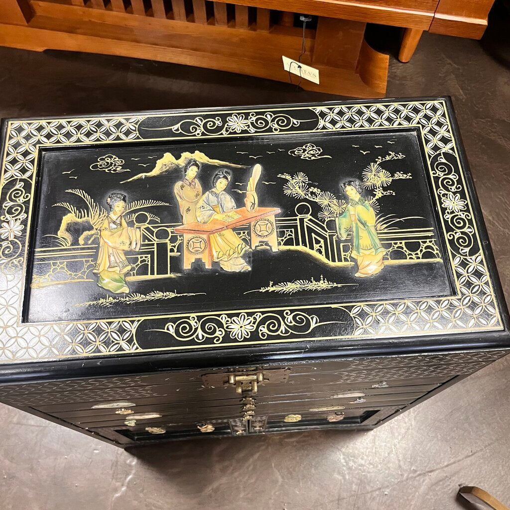 Asian Silverware Cabinet