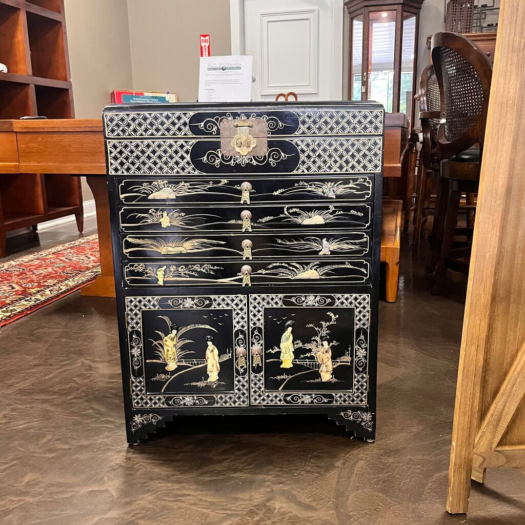 Asian Silverware Cabinet