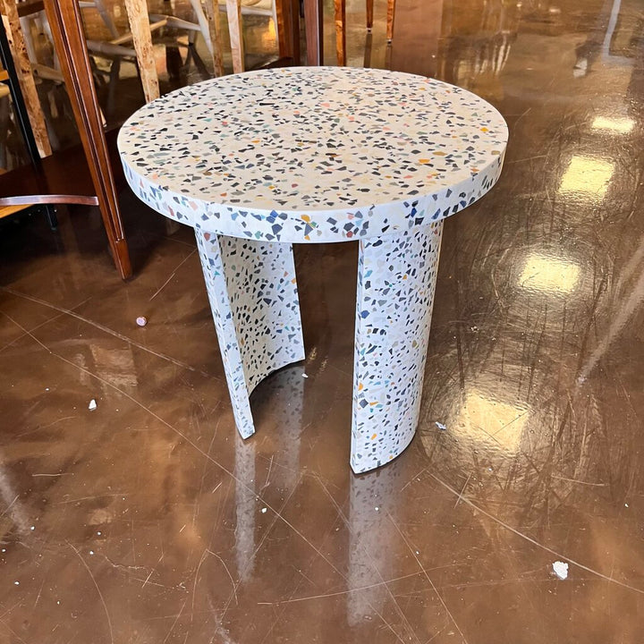 Orig Price $529 - Siesta outdoor Terrazzo Side Table