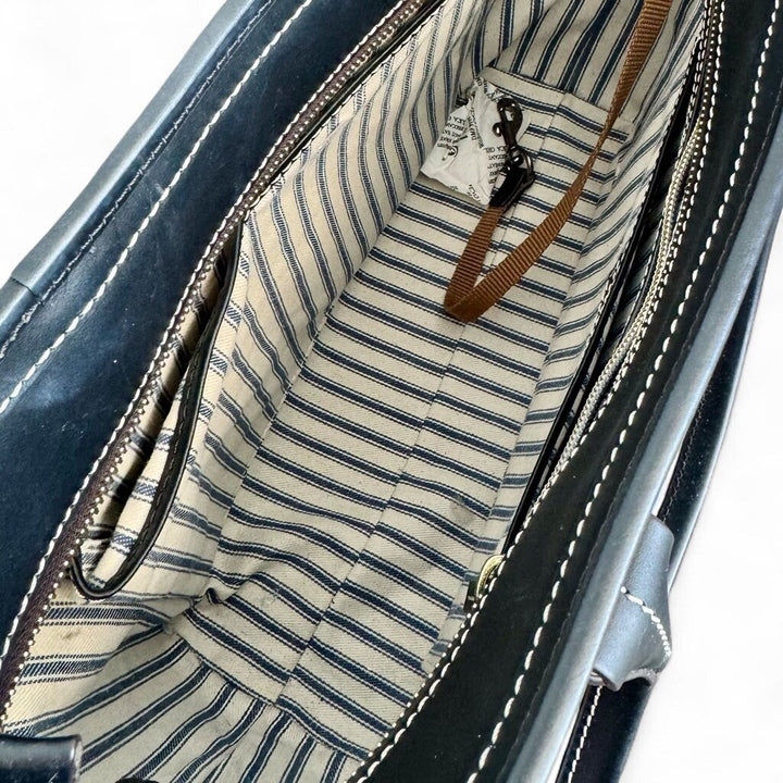 Orig. Price $248 - Beacon Leather Zip Tote