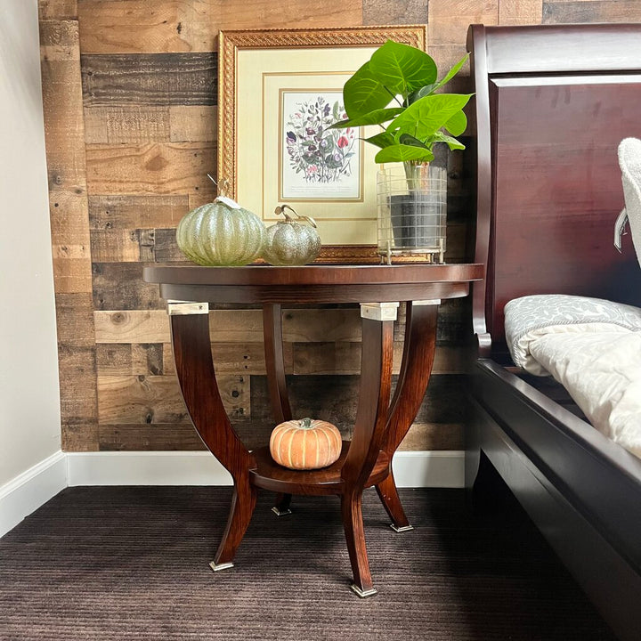 Center Table w/ Silver Accents