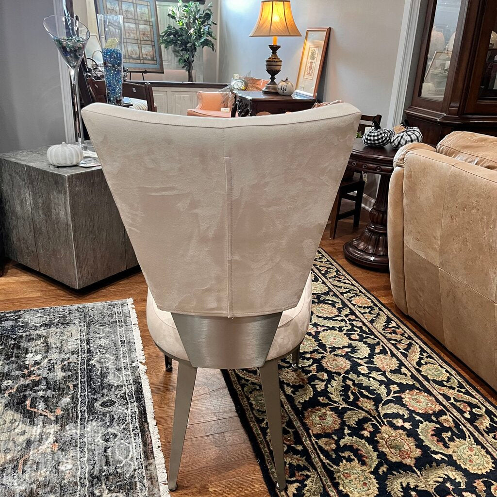Orig Price $5000 - Modern Glass Dining Table w/ 4 Chairs