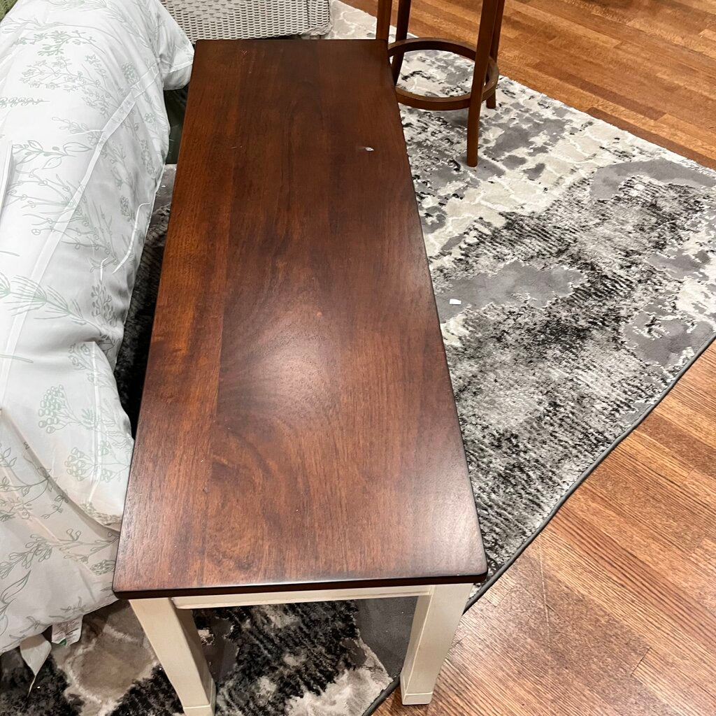 Two Tone Wood Bench