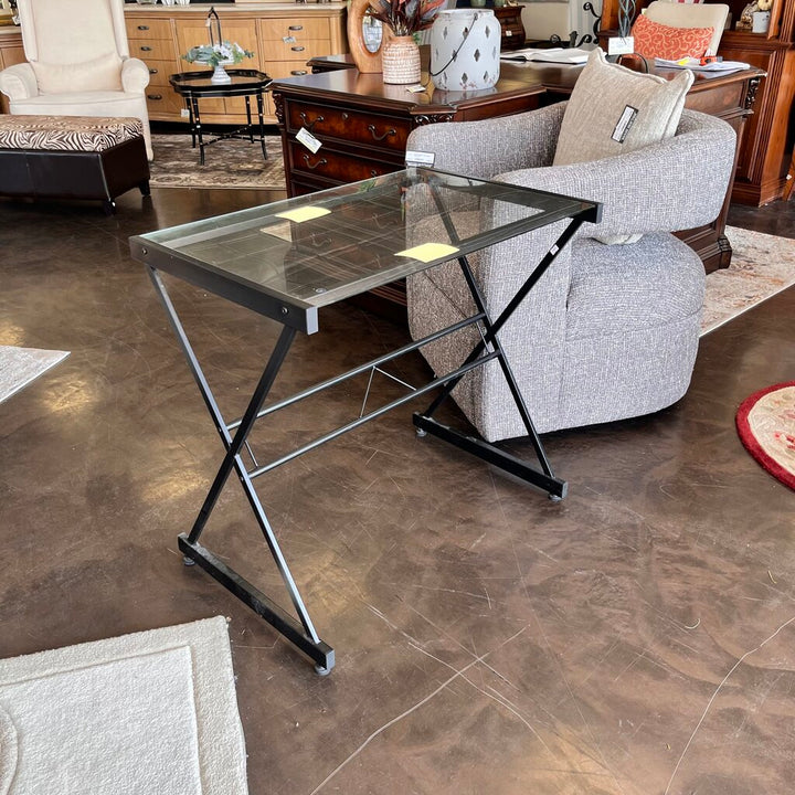 Orig Price $250 - Glass Side Table
